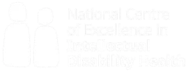 The National Centre of Excellence in Intellectual Disability Health logo